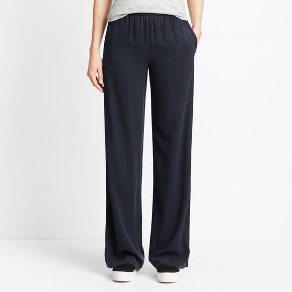 Vince Pants - Vince Wide Leg Black Pants